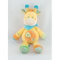 girafe bandana feuille jaune orange bleu vert 