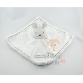 Bebe 9 Autre Doudou Plat Lapin Blanc