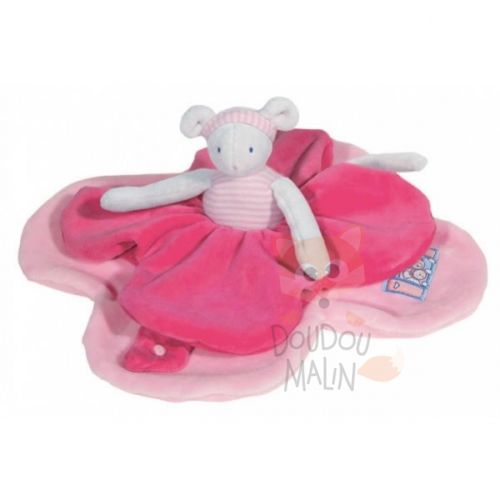 Moulin Roty Lila Soft Toy Mouse Pink