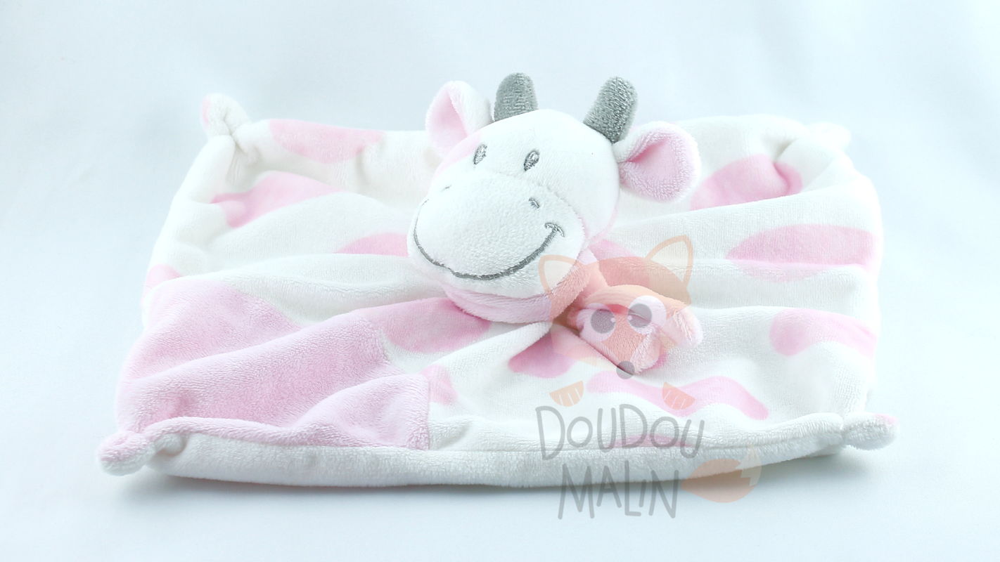  plat vache rose blanc écharpe 