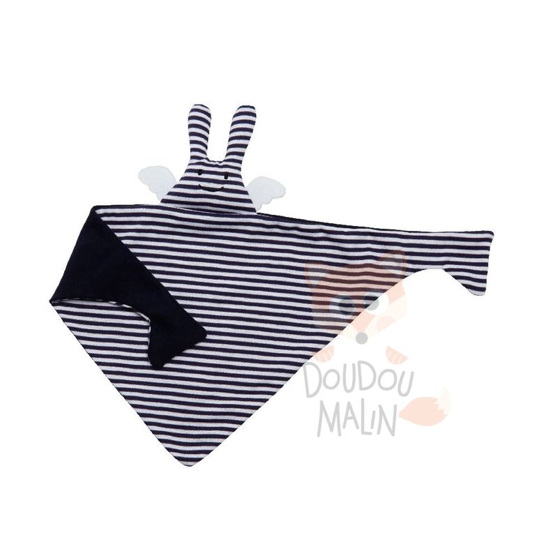  ange lapin plat triangle bleu blanc marinière 