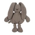  lapidou peluche lapin taupe gris marron 