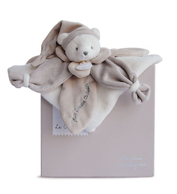  jaime mon collector ours plat carré gris blanc beige 