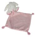  milk lapin mouchoir rose blanc 