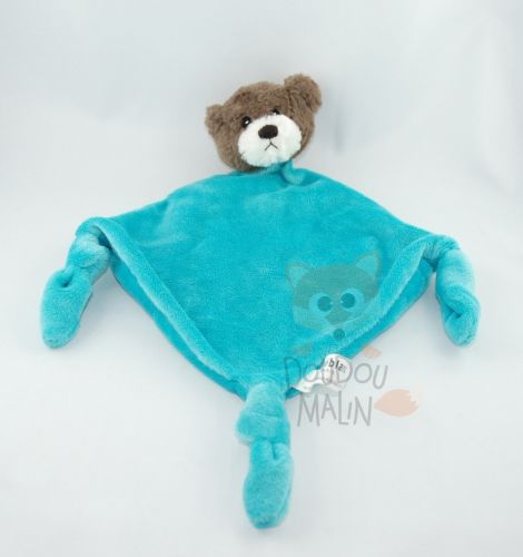  ours plat losange bleu turquoise gris 