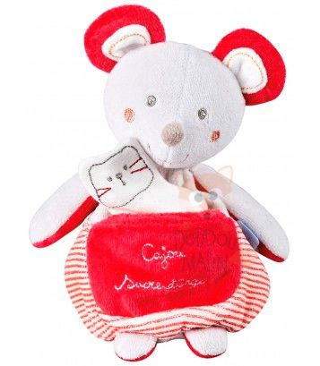  cajou souris chat mouchoir rouge gris 