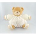  ours boule pure feuille blanc crème beige  