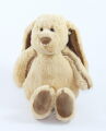  peluche lapin beige marron 