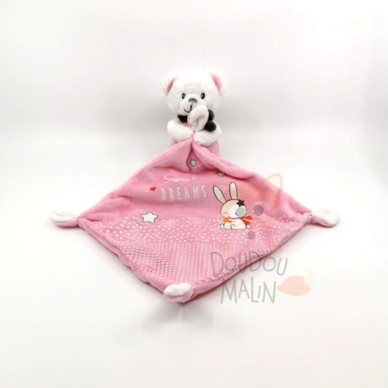  mouchoir ours rose sweet dreams 