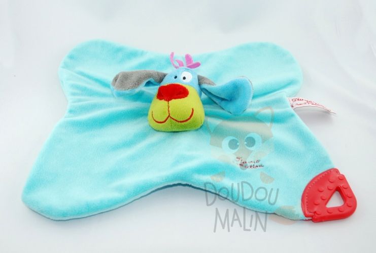  chien bleu vert rouge gris 