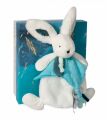  - happy - lapin pop bleu 25 cm 