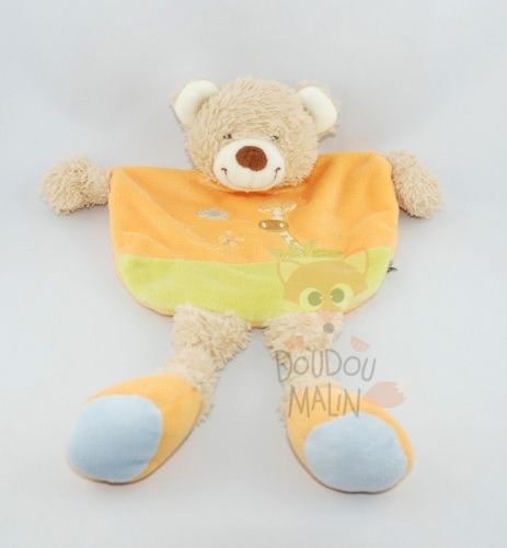  ours plat beige jaune vert girafe nuage papillon 