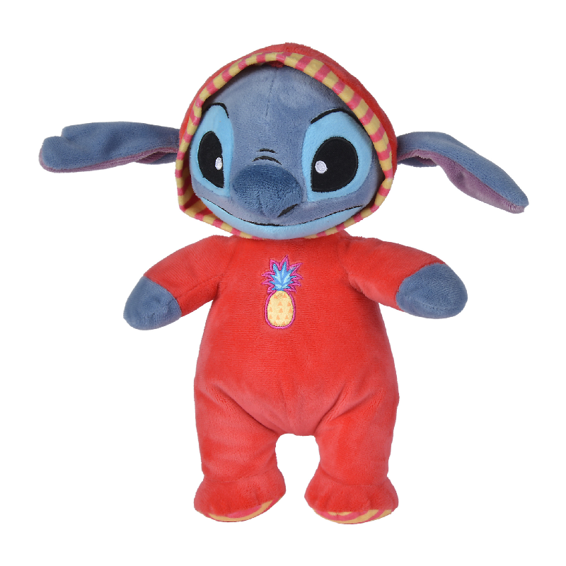 Disney Stitch Peluche pyjama rouge 25 cm