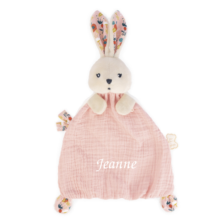 Doudou Personnalisé Fille - Lapin