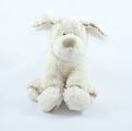 peluche chien beige marron 