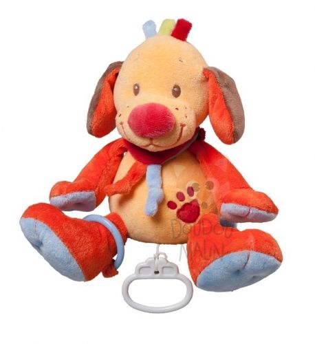  tim et lily musical chien orange rouge jaune bleu 