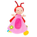  plat lou coccinelle rose rouge jaune 
