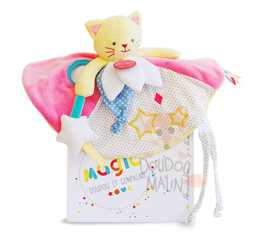 Doudou Et Compagnie Magic Doudou Plat Chat Rose Doudou Et Compagnie Magic Doudou Plat Chat Rose