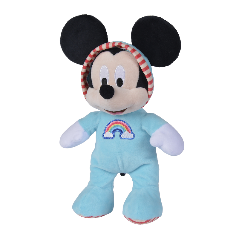 Disney Mickey la souris Peluche pyjama bleu 25 cm