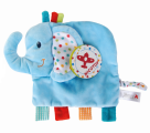  happy circus plat éléphant bleu vert orange étoile 