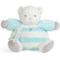  bébé pastel peluche lapin blanc bleu rayé 18 cm 