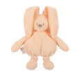  lapidou peluche lapin rose saumon 