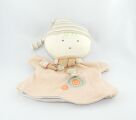  amour lutin poupée marionnette beige vert écharpe fleur 
