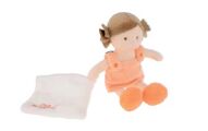  les ptites chipies robe orange marron mouchoir blanc 