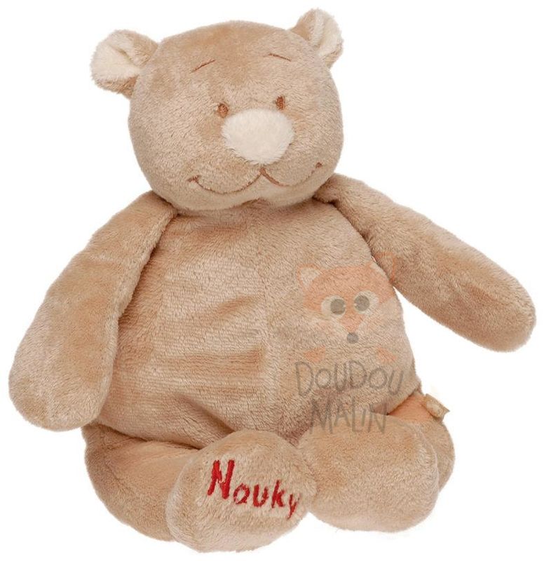 Noukie's Nouky l'ours peluche doudou ours beige