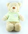  basic peluche ours vert beige 