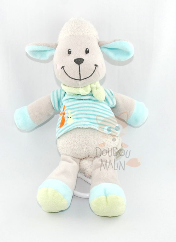  mouton bleu vert gris tee shirt lapin 