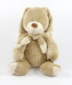  bastien peluche lapin marron beige 25 cm 