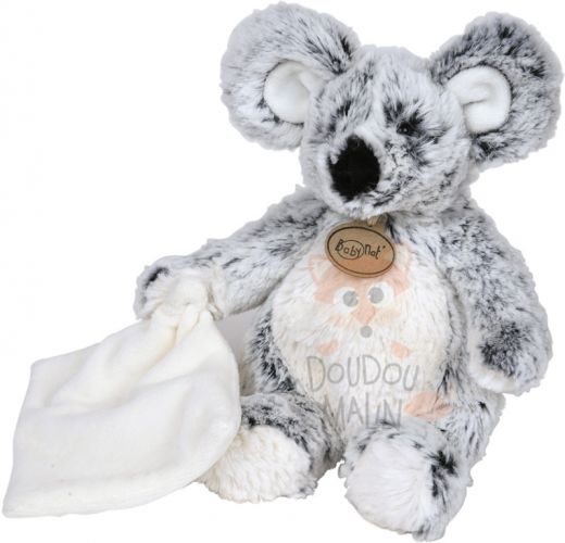  les flocons pantin mouchoir souris noir blanc 