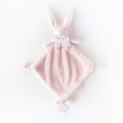 - ella lapin - grand plat rose 35 cm 