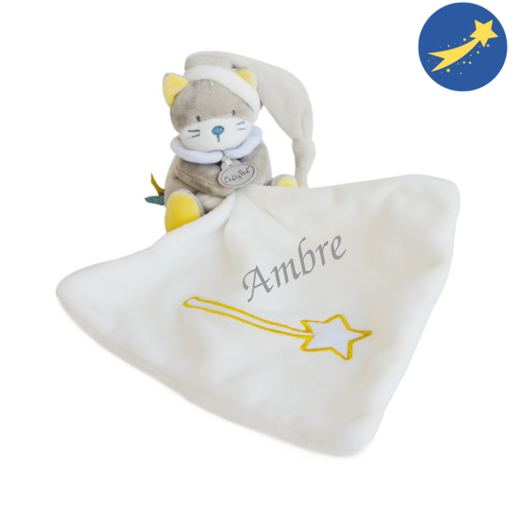 Doudou-attache tétine - Etoile Filante - Lilac