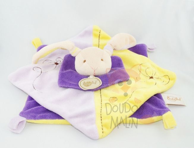  noeud plat lapin violet jaune 
