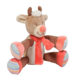  vache les zamis rose marron bleu beige 