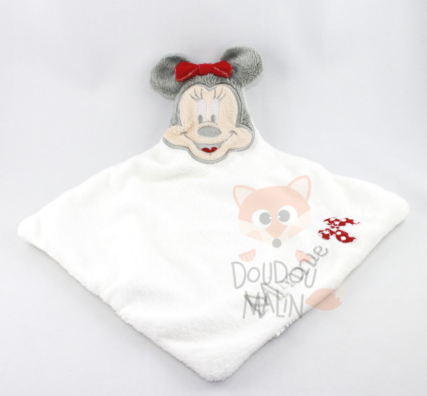  minnie souris plat losange blanc gris rouge noeud 