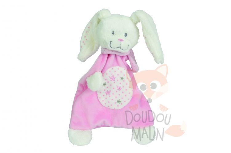  mon ange lapin blanc rose gris étoile 