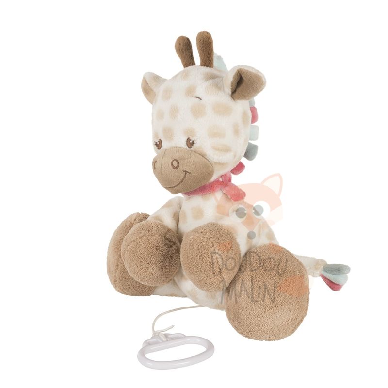 Peluche Doudou Girafe Rose Goldie Happy Horse - Ekobutiks® l ma boutique  écologique, Peluche pour bébé ecolo