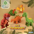  - les jeminosaures - peluche dinosaure stegosaure 45 cm 