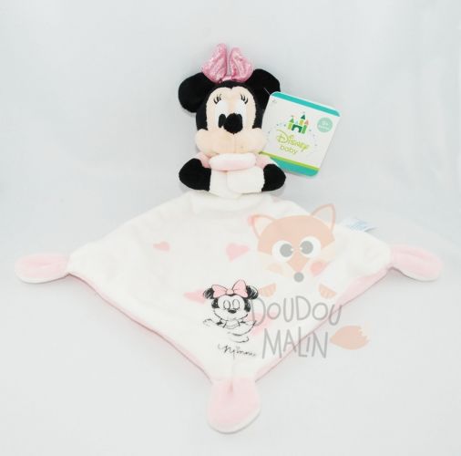  minnie souris rose blanc noir coeur 