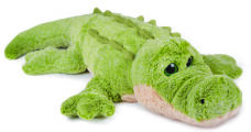  savane peluche géante crocodile vert beige 70 cm 