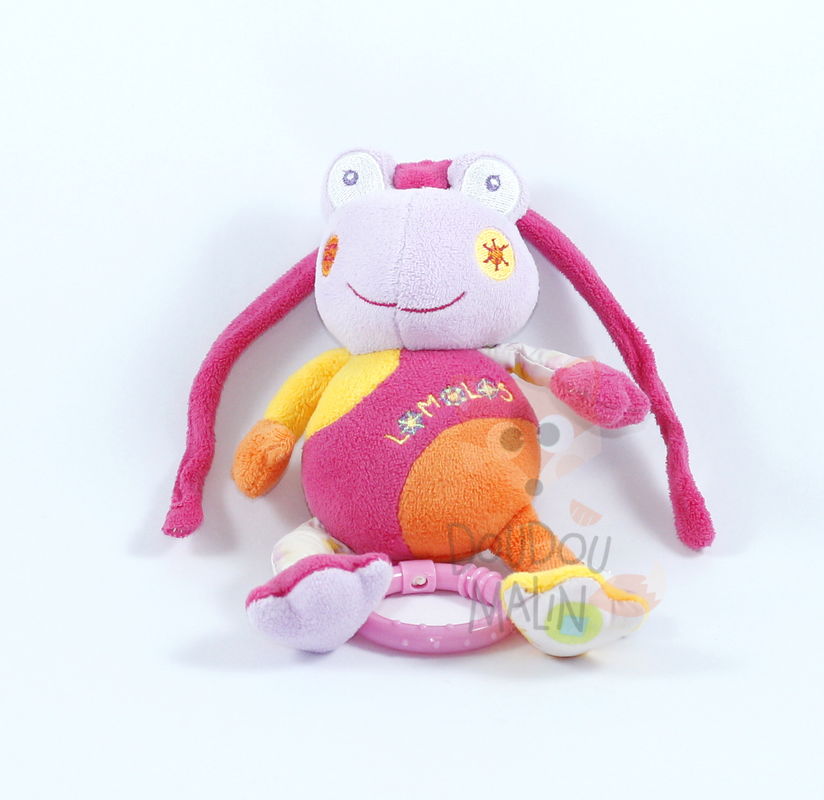  lomolos boîte à musique grenouille violet orange rose 