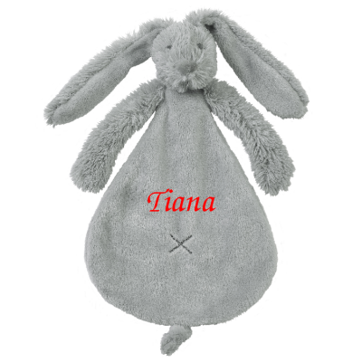  - richie lapin - plat gris clair 25 cm 
