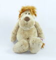  peluche lion beige marron 