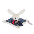  - organic cotton & made in france - big comforter rabbit 25 cm  