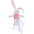  lapin cajou rose blanc mouchoir 