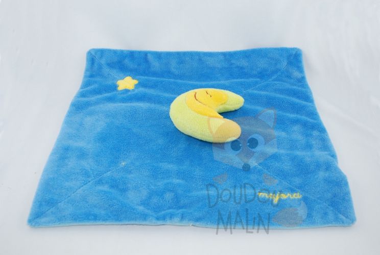 Majora plat carré bleu jaune vert lune étoile 