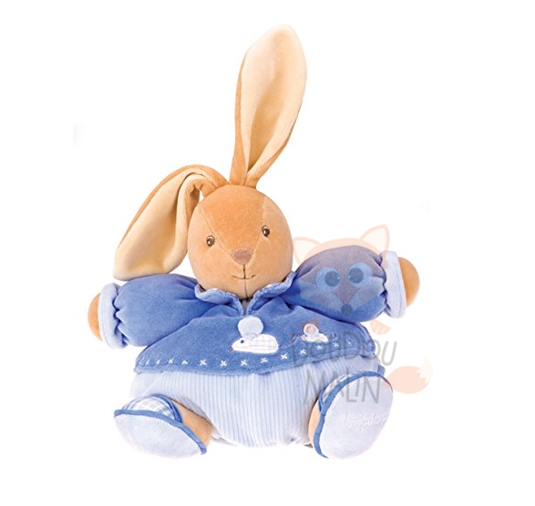 Blue Kaloo Plume Rabbit Doudou Comforter 